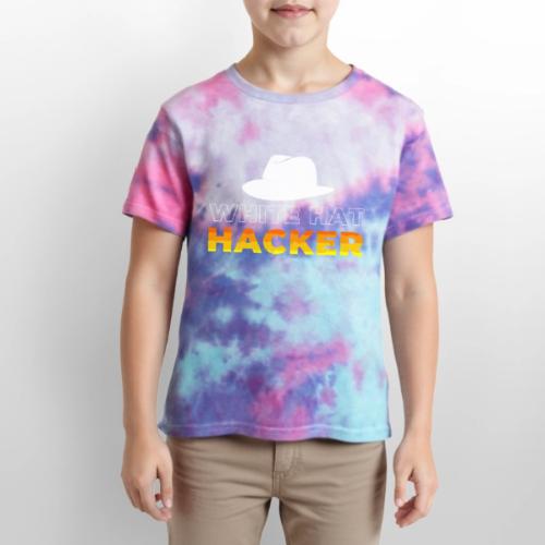 White Hat Hacker - Kid's Tie Dye T-Shirt