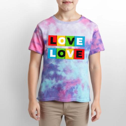 Love in Color - Kid's Tie Dye T-Shirt