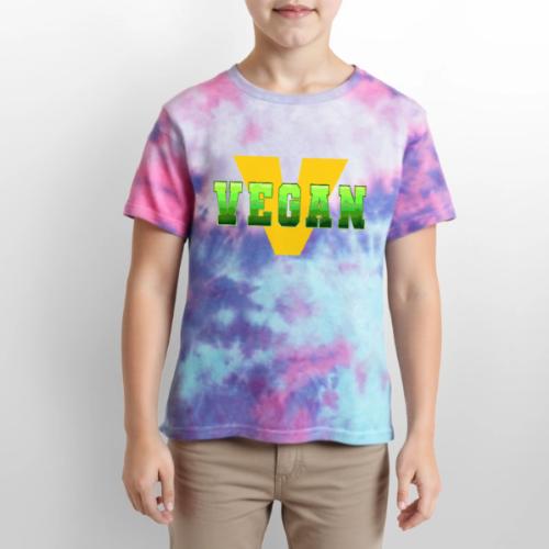 Vegan Energy V - Kid's Tie Dye T-Shirt