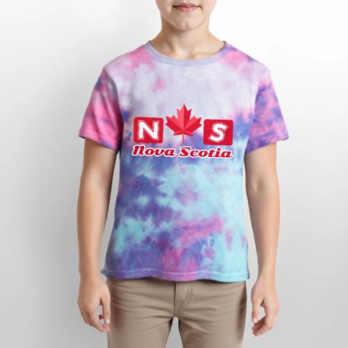 Nova Scotia, province of Canada - Kid's Tie Dye T-Shirt
