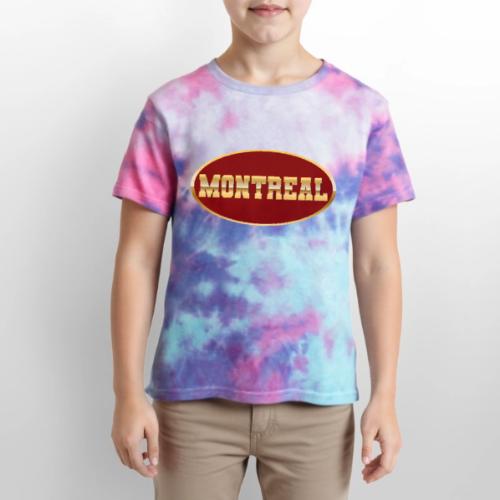 Montreal in Gold - Kid's Tie Dye T-Shirt