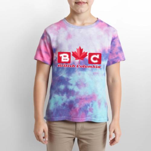 British Columbia, province of Canada - Kid's Tie Dye T-Shirt