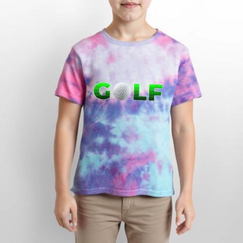 Golf Precision Wordmark - Kid's Tie Dye T-Shirt