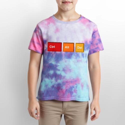 CTRL + ALT + DEL - Kid's Tie Dye T-Shirt