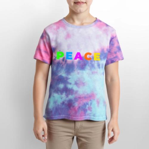 Peace in Every Color - Kid's Tie Dye T-Shirt