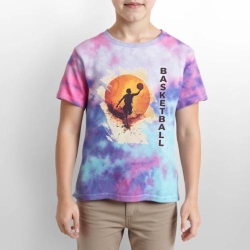 Basketball Stride - Kid's Tie Dye T-Shirt