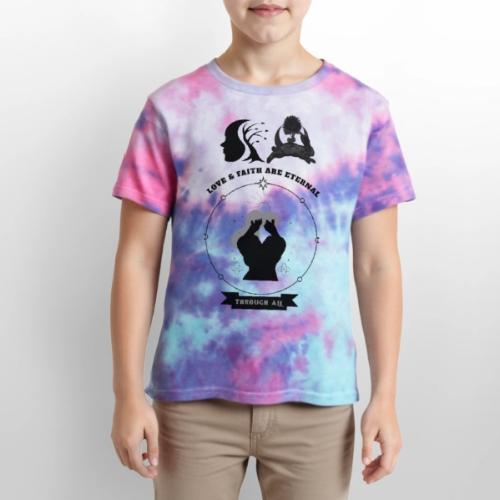 Love & Faith - Kid's Tie Dye T-Shirt