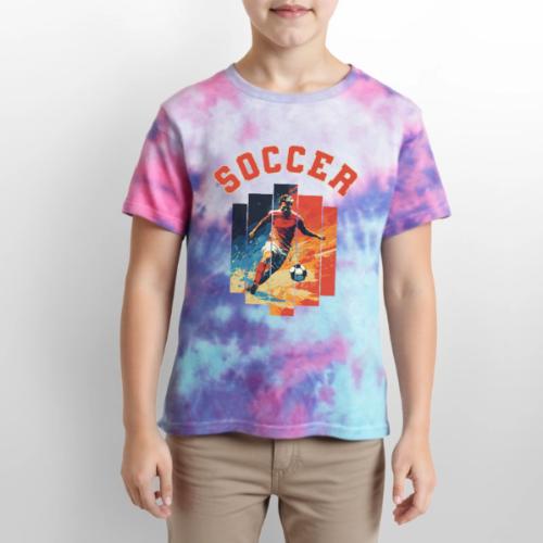 Soccer Spirit - Kid's Tie Dye T-Shirt