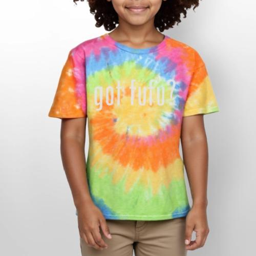 gotfufu-white - Kid's Tie Dye T-Shirt