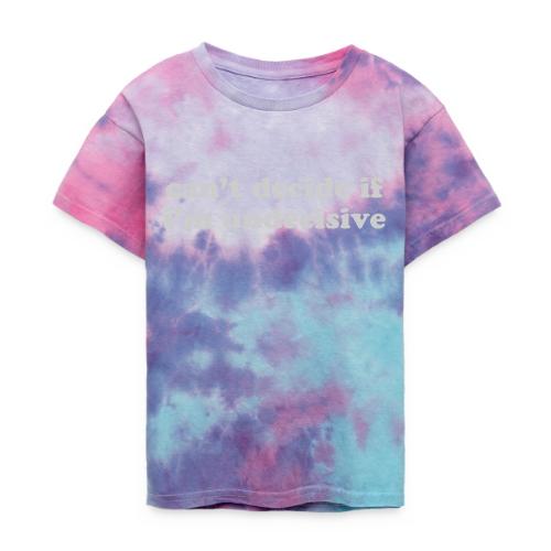 CAN T DECIDE IF I M UNDECISIVE - Kid's Tie Dye T-Shirt