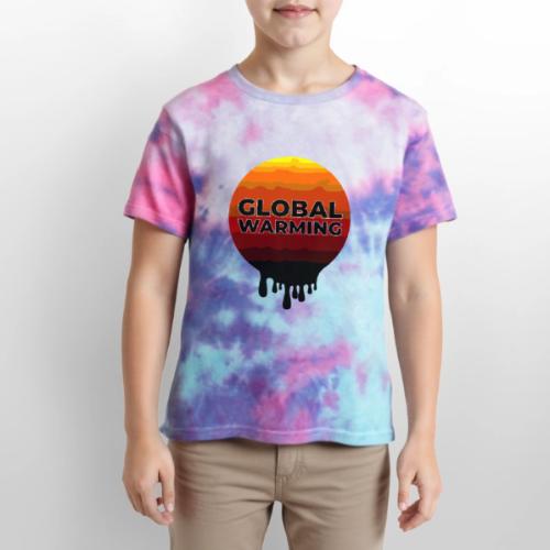 Global warming - Kid's Tie Dye T-Shirt