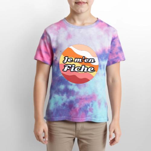 I don't care - Kid's Tie Dye T-Shirt
