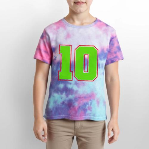 The Magic Number 10 - Kid's Tie Dye T-Shirt