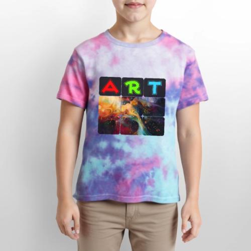Waves of Art - Kid's Tie Dye T-Shirt