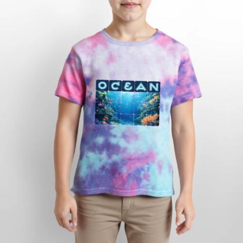 Ocean: Tropical Drift - Kid's Tie Dye T-Shirt