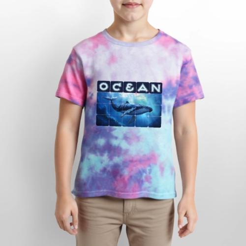Ocean Titan - Kid's Tie Dye T-Shirt