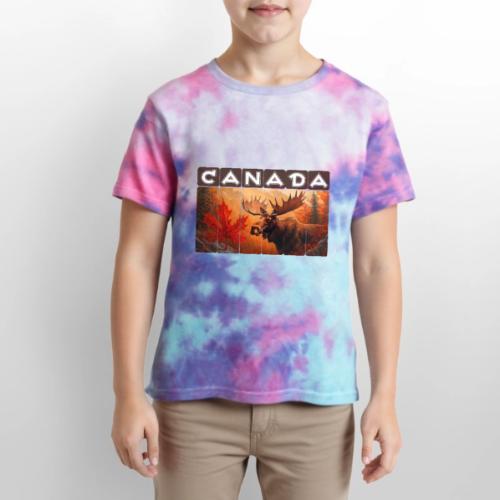 True North Canada - Kid's Tie Dye T-Shirt