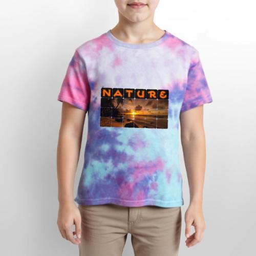 Nature: Golden Hour Escape - Kid's Tie Dye T-Shirt