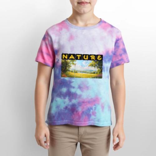 Nature: Summer Fields - Kid's Tie Dye T-Shirt