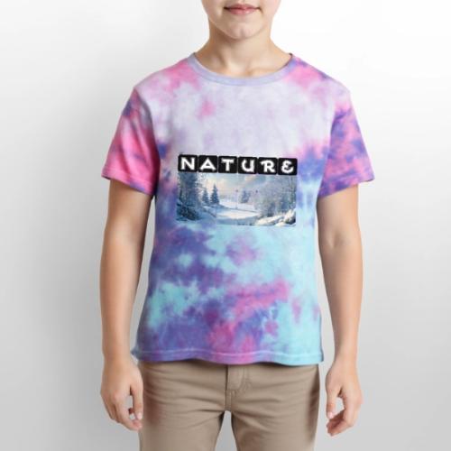 Nature: Frozen Horizon - Kid's Tie Dye T-Shirt