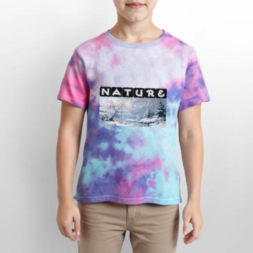 Nature: Winter Embrace - Kid's Tie Dye T-Shirt