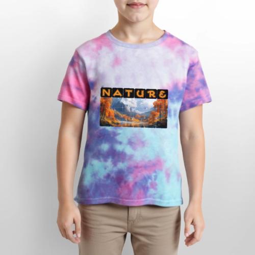Nature: Golden Autumn Escape - Kid's Tie Dye T-Shirt