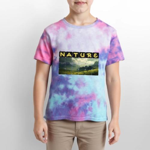 Nature: Verdant Peaks - Kid's Tie Dye T-Shirt