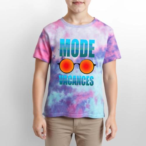 Vacation Mode Enabled - Kid's Tie Dye T-Shirt