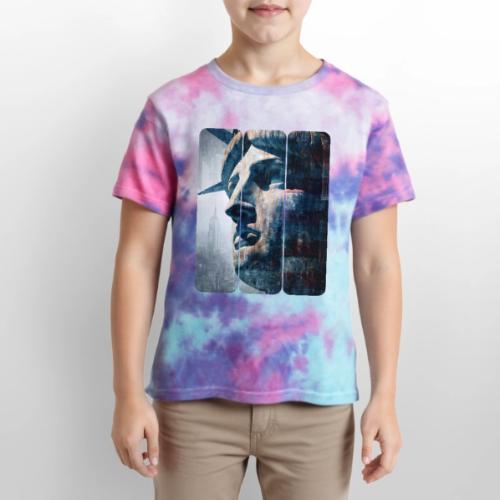 USA: Urban Liberty Triptych - Kid's Tie Dye T-Shirt