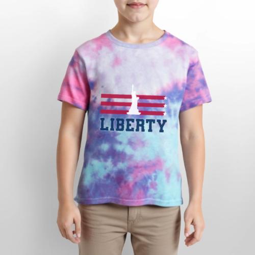 USA: Stars of Liberty - Kid's Tie Dye T-Shirt