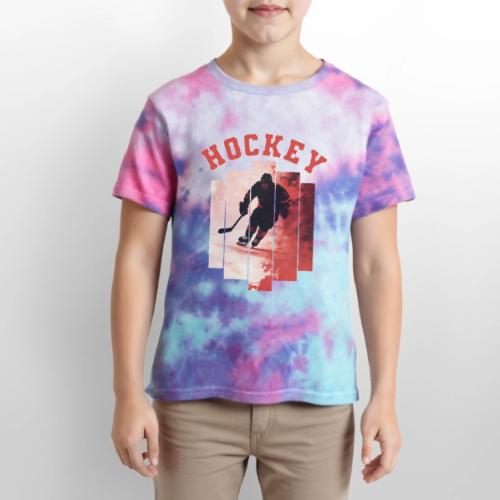 Hockey Spirit - Kid's Tie Dye T-Shirt