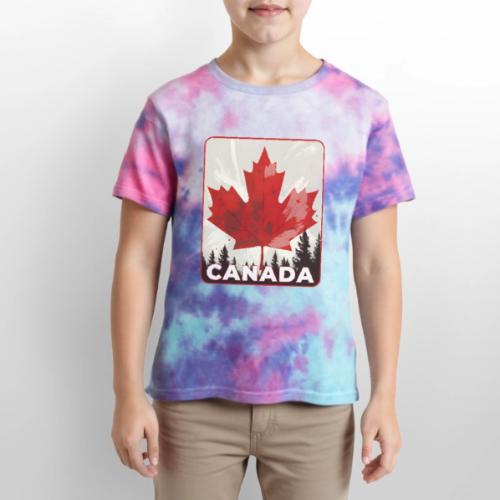 Echoes of Canada - Kid's Tie Dye T-Shirt
