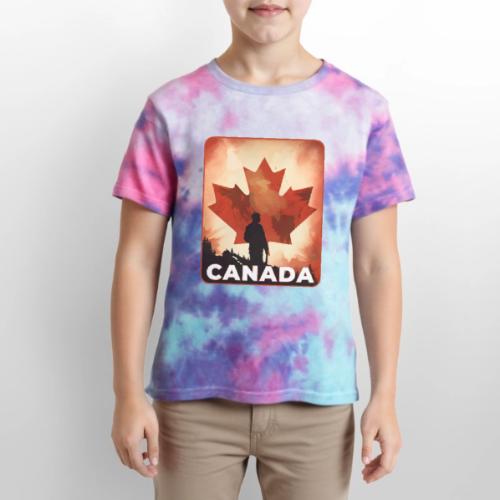 Canada Stands Tall - Kid's Tie Dye T-Shirt