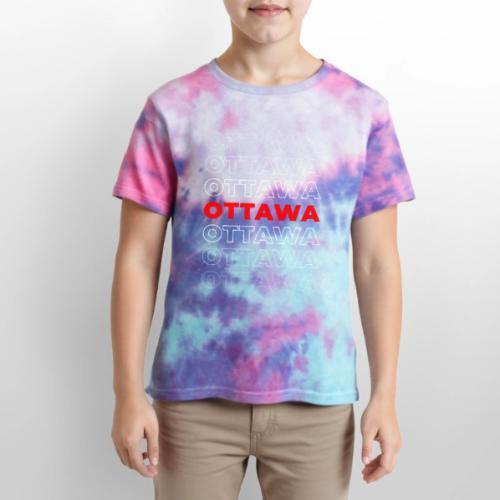 Ottawa Centered - Kid's Tie Dye T-Shirt