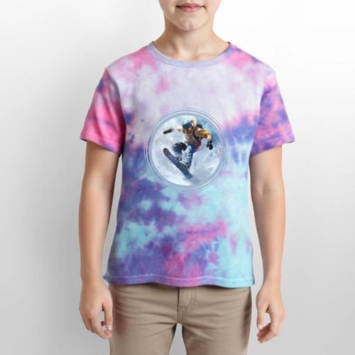 Snowboarding Life - Kid's Tie Dye T-Shirt