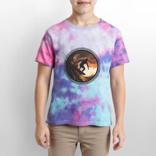 Surfing Spirit - Kid's Tie Dye T-Shirt