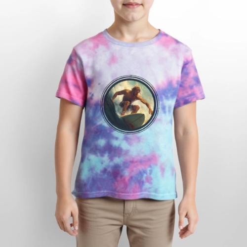 Surfing Rush - Kid's Tie Dye T-Shirt