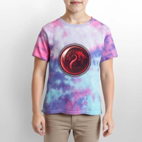 Dragon Orb - Kid's Tie Dye T-Shirt