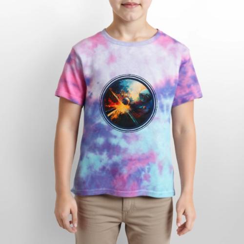 Planets in Turmoil - Kid's Tie Dye T-Shirt