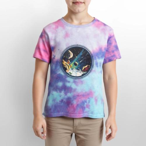 Celestial Collision - Kid's Tie Dye T-Shirt