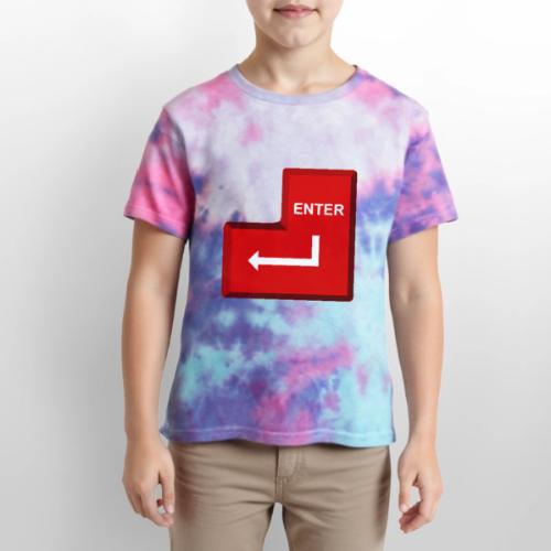 Just Press Enter - Kid's Tie Dye T-Shirt