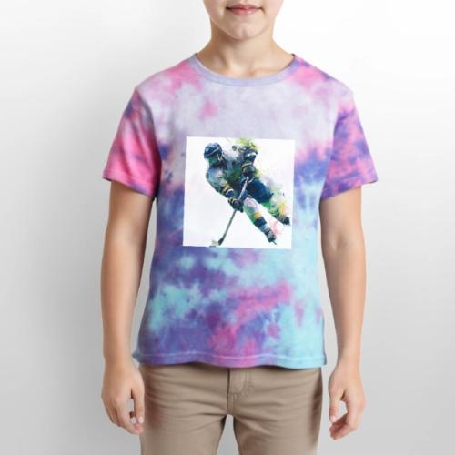 Hockey: Frozen Motion - Kid's Tie Dye T-Shirt