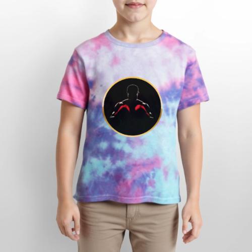 Boxing: Gold Core Muscle - Kid's Tie Dye T-Shirt