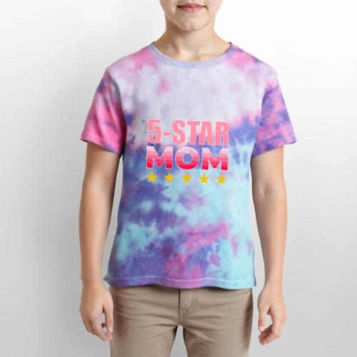 Five Stars Mom - Kid's Tie Dye T-Shirt