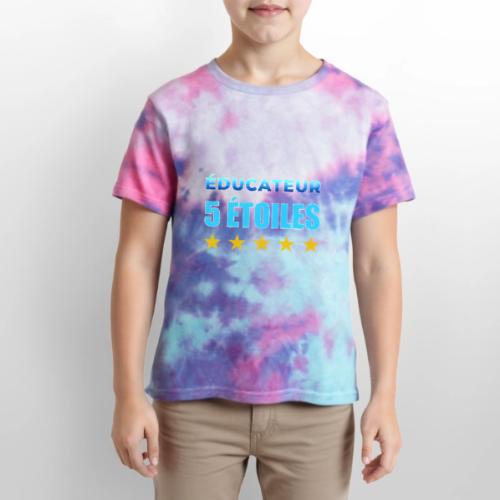Éducateur 5 Étoiles - Kid's Tie Dye T-Shirt