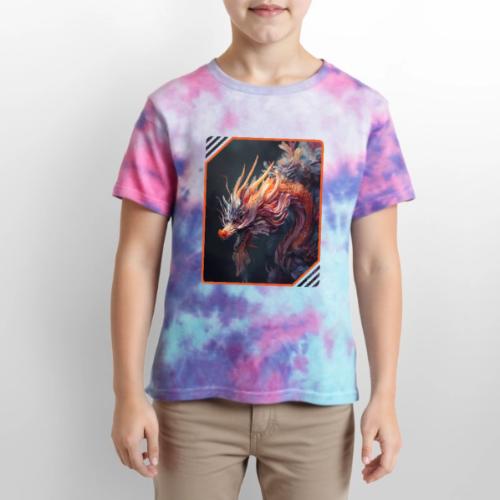 Dragon Dreams - Kid's Tie Dye T-Shirt