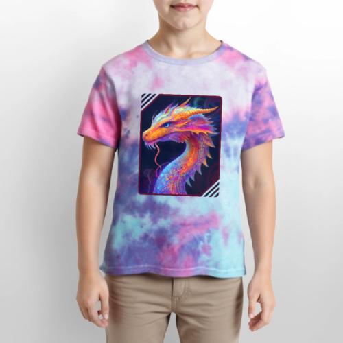 Dragon Spectrum - Kid's Tie Dye T-Shirt