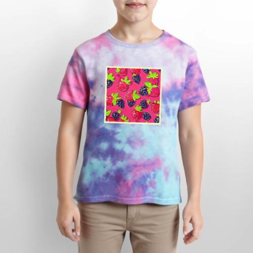 Berry Patch: Sweet Design - Kid's Tie Dye T-Shirt