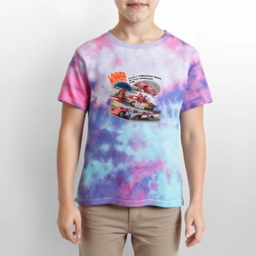 Jonathan Taylor Eldora Speedway FFN#1 Design 2 - Kid's Tie Dye T-Shirt