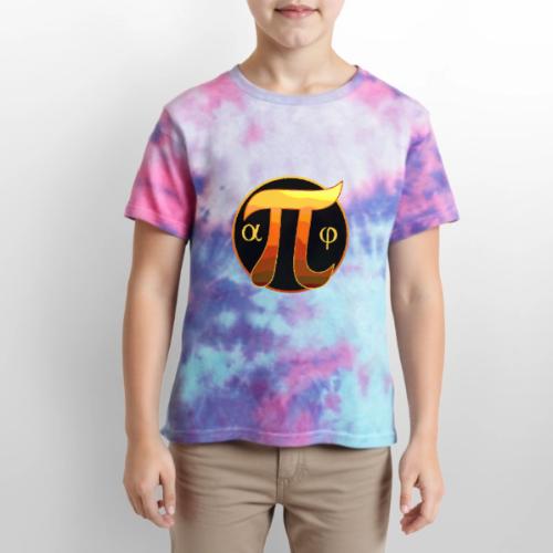 Trigonometry: Angles & Symbols - Kid's Tie Dye T-Shirt